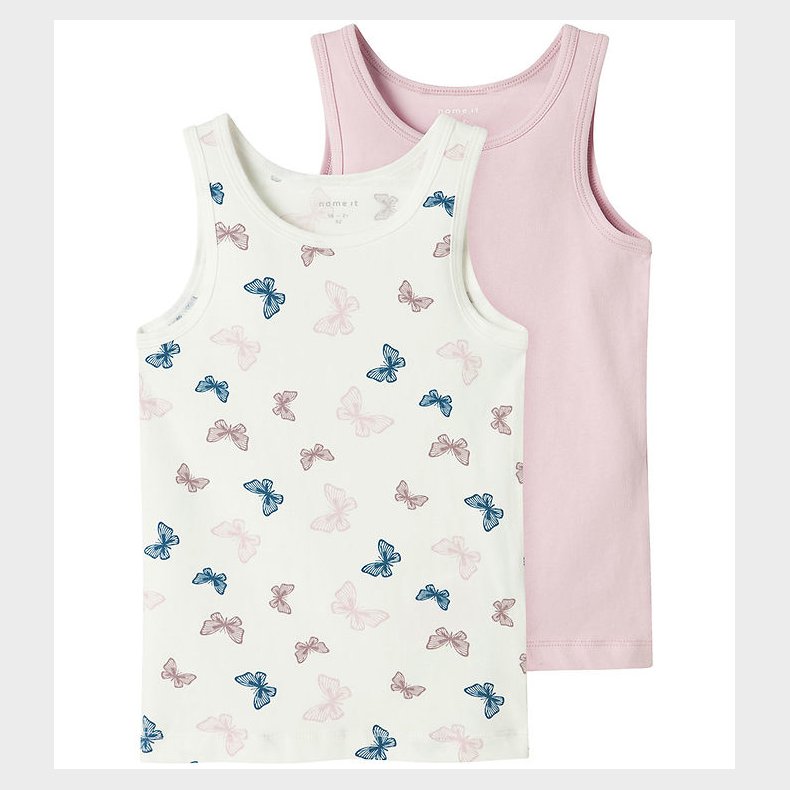Name It Undertrjer - Noos - 2-pak - NmfTank - Jet Stream
