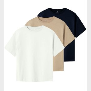 Name It T-shirts - Noos - 3-pak - NkmVobbo - Dark Sapphire/PACK