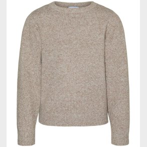 Vero Moda Bluse - Noos - Strik - VmDoffy - Moon Rock/MELANGE