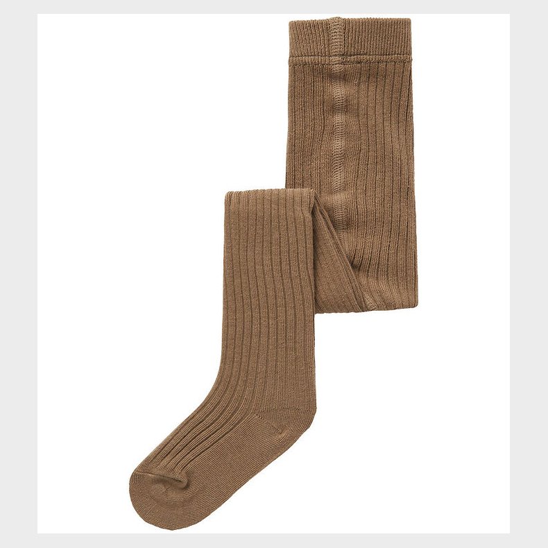 Lil' Atelier Str�mpebukser - Noos - Rib - NmnIlso - Sepia Tint
