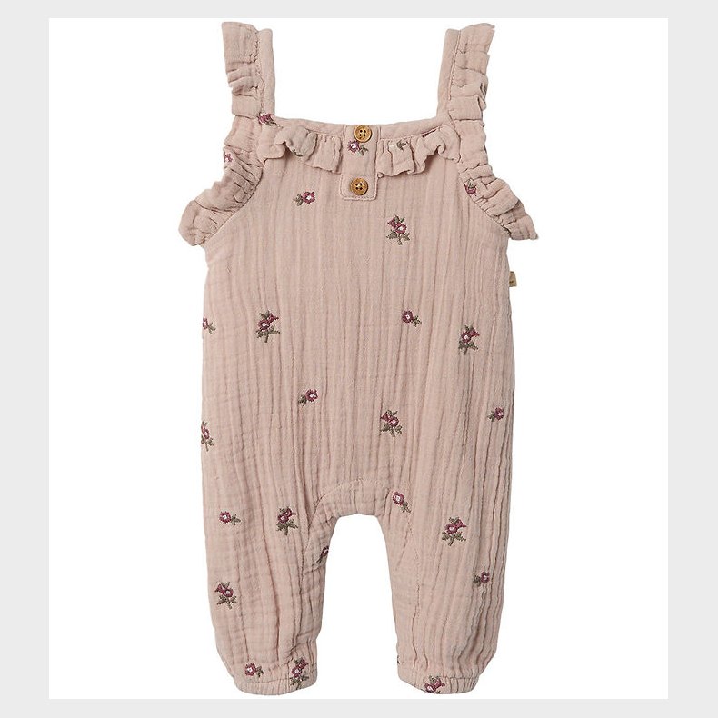 Lil' Atelier Smkbukser - Musselin - NbfTamina - Shadow Gray m.