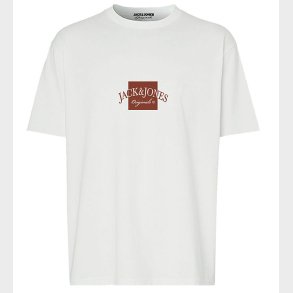 Jack & Jones T-shirt - JorBoston - Bright White m. Print