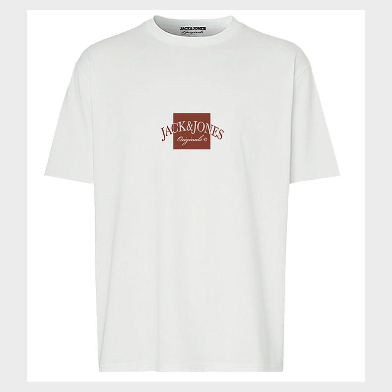 Jack & Jones T-shirt - JorBoston - Bright White m. Print