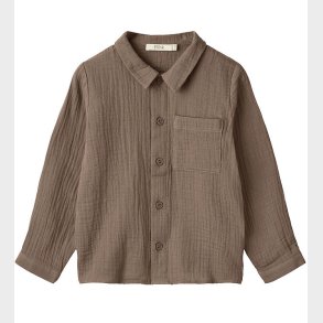 Fliink Skjorte - Musselin - Elmo - Pine Bark