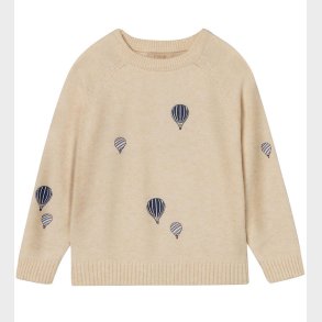 Fliink Bluse - Strik - Alon Balloon - Sandshell