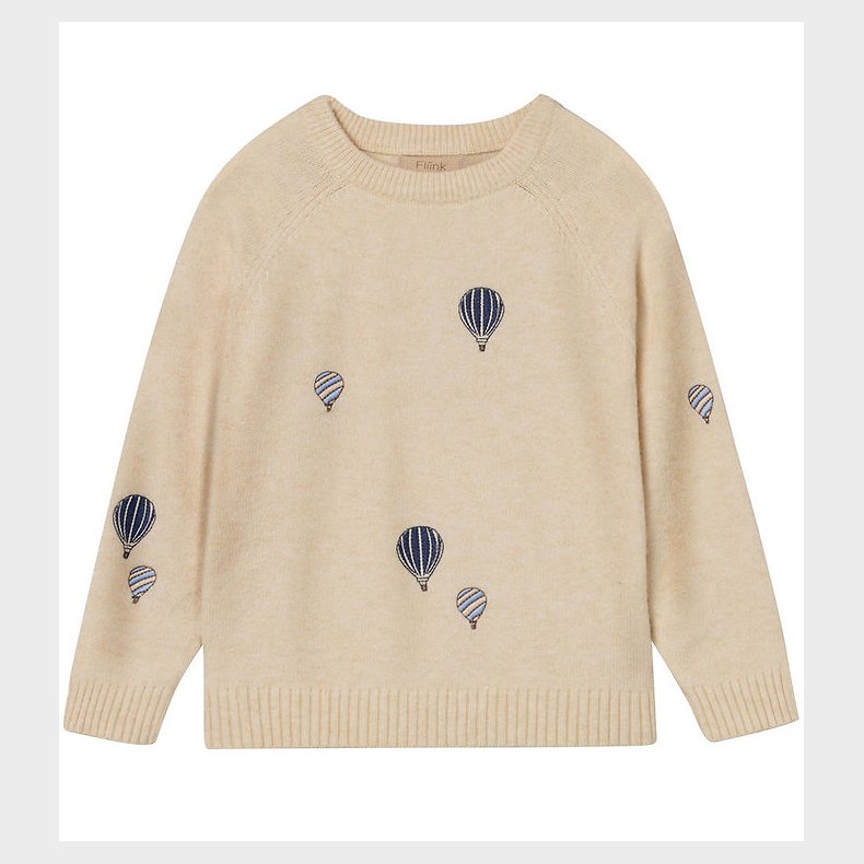 Fliink Bluse - Strik - Alon Balloon - Sandshell