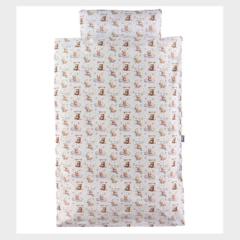 Nrgaard Madsens Sengetj - Junior - Hvid m. Bamse P Gynge