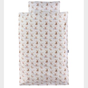 Nrgaard Madsens Sengetj - Baby - Hvid m. Bamse P Gynge