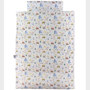 Nrgaard Madsens Sengetj - Baby - Hvid m. Bondegrdsdyr