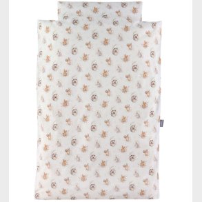 Nrgaard Madsens Sengetj - Voksen - Hvid m. Sm Rve Og Pindsvi