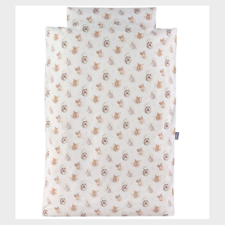 Nrgaard Madsens Sengetj - Voksen - Hvid m. Sm Rve Og Pindsvi