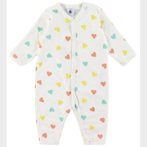 Petit Bateau Natdragt - Marshmallow m. Hjerter