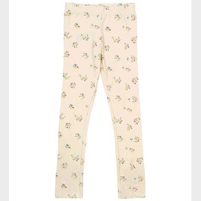 The New Leggings - TnThe New - White Swan Blue Flower AOP