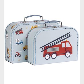 A Little Lovely Company Kuffertst - 2 stk. - 29x20/25,5x18 cm -