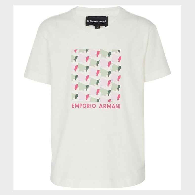 Emporio Armani T-shirt - Off White m. Print