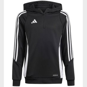adidas Performance H�ttetr�je - Tiro24 TRHOODY - Sort/Hvid