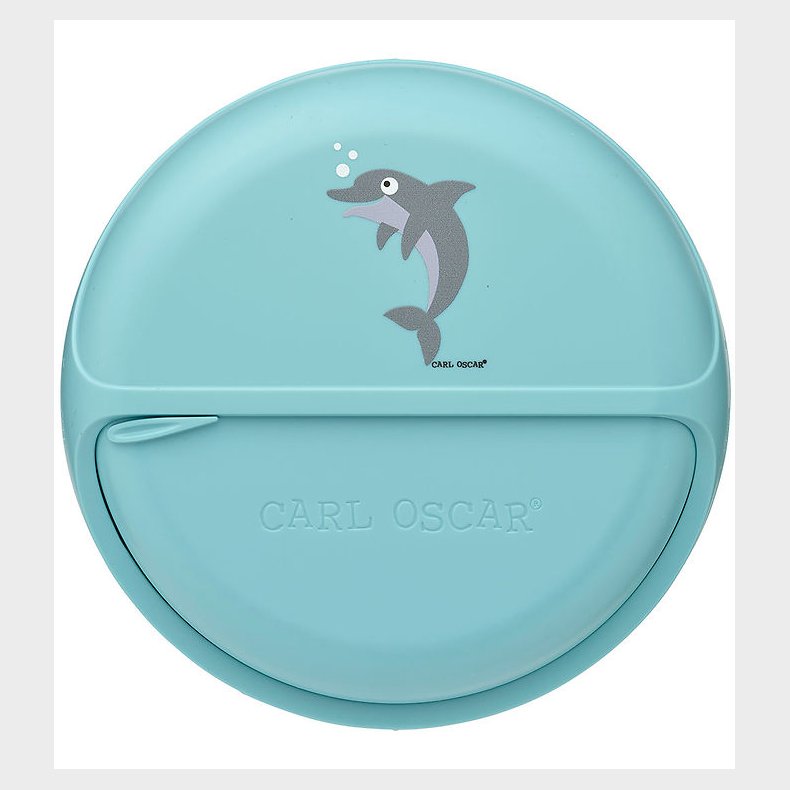 Carl Oscar Snackboks - SnackDisc - 15 cm - Bl� m. Delfin