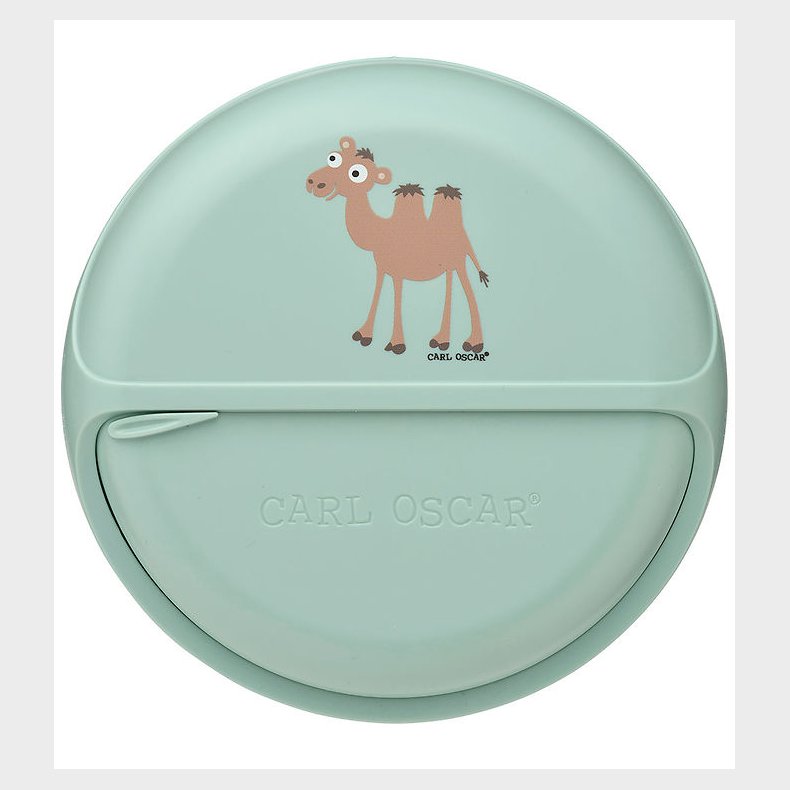 Carl Oscar Snackboks - SnackDisc - 15 cm - Gr�n m. Kamel