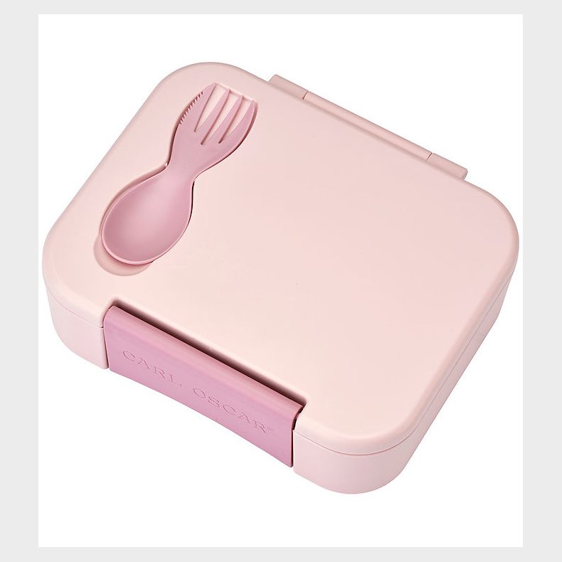 Carl Oscar Madkasse m. Gaffel/Ske - BentoBox - Pink
