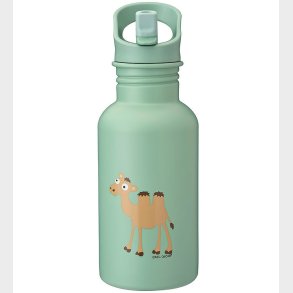 Carl Oscar Drikkeflaske - Steelish - 500 ml - Gr�n m. Kamel