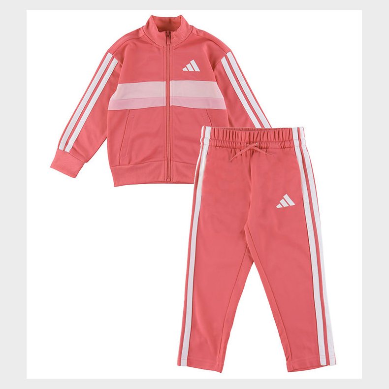 adidas Performance Tr�ningss�t - LK 3S TIB TS - Pnkfus/White/Clp