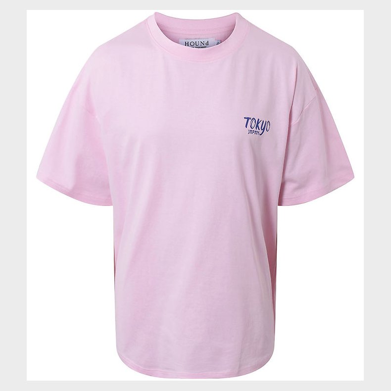 Hound T-shirt - Oversized - Light Pink