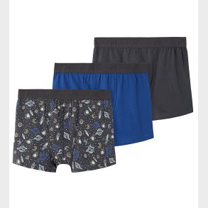 Name It Boxershorts - 3-Pak - Noos - NkmBoxer - Forged Iron/Spac