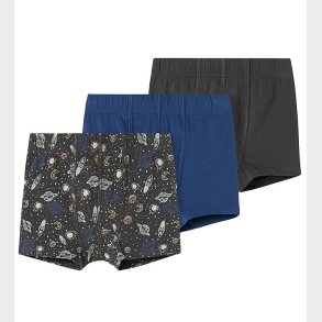 Name It Boxershorts - 3-Pak - Noos - NmmTights - Forged Iron/Spa