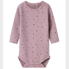 Name It Body l/ - NbfTusia - Elderberry m. Blomster