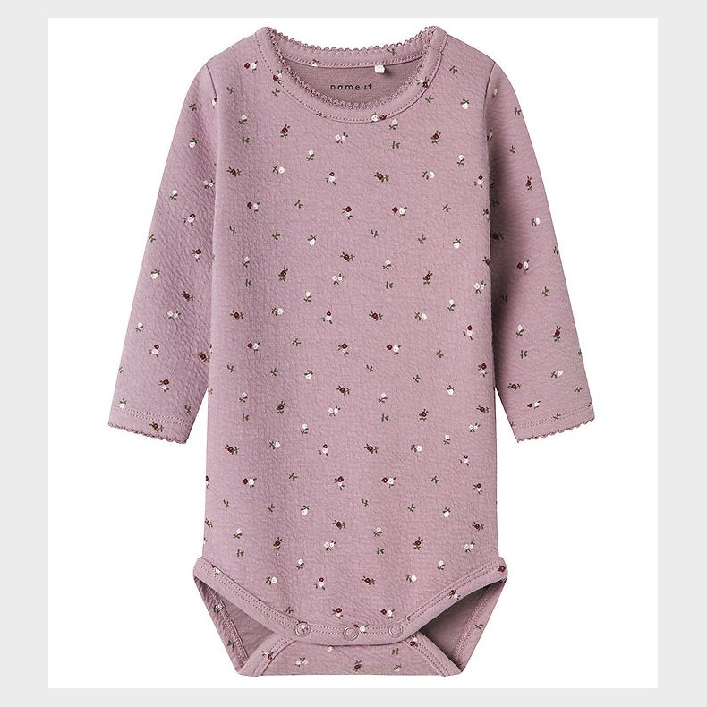 Name It Body l/ - NbfTusia - Elderberry m. Blomster