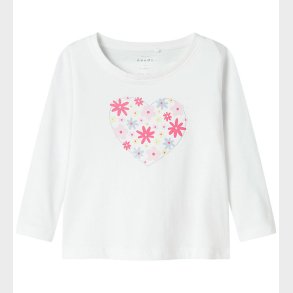 Name It Bluse - NmfViolet - Bright White/Flowers