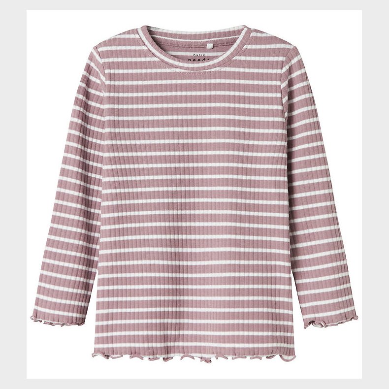 Name It Bluse - NmfVemma - Elderberry/Bright White