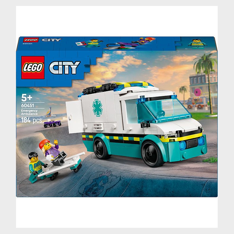 LEGO® City - Ambulance 60451 - 184 Dele