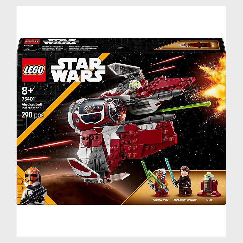 LEGO® Star Wars - Ahsoka's Jedi Interceptor 75401 - 290 Dele