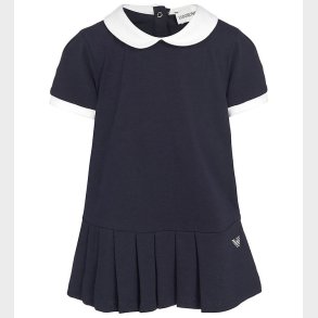 Emporio Armani Kjole - Navy m. Hvid