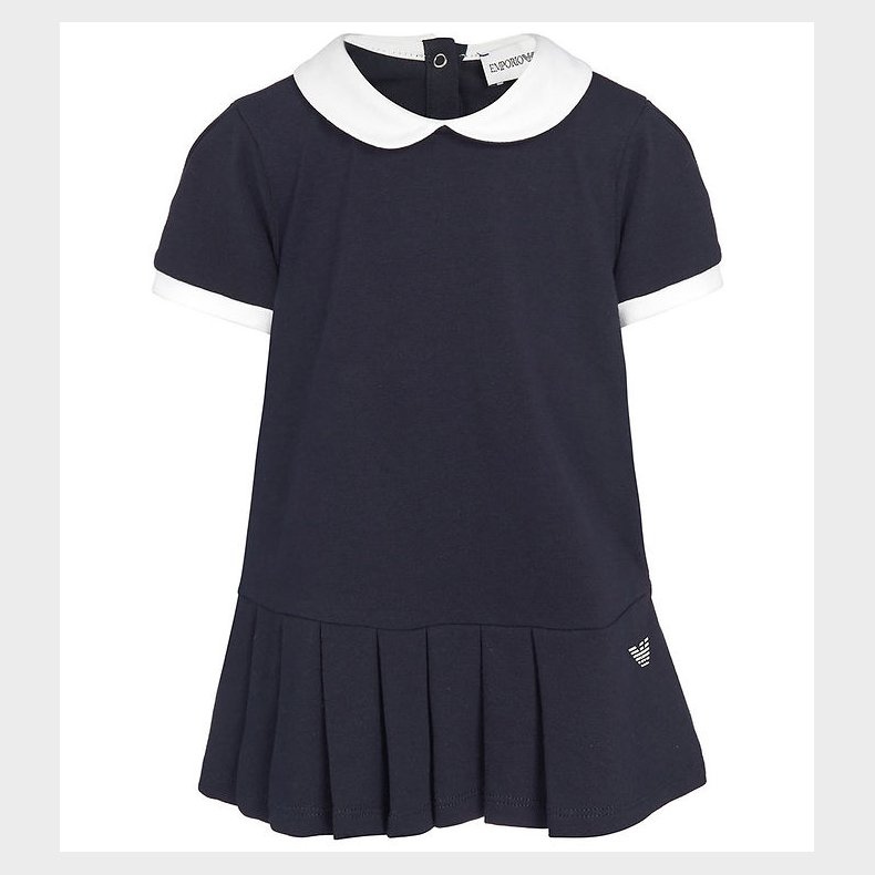 Emporio Armani Kjole - Navy m. Hvid