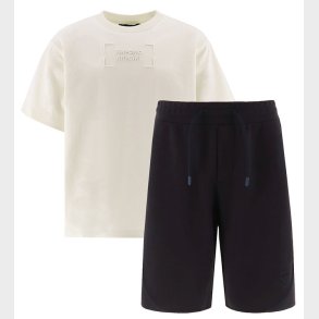 Emporio Armani T-shirt/Shorts - Off White/Navy