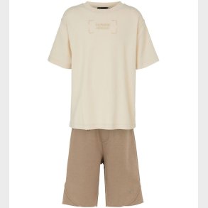 Emporio Armani T-shirt/Shorts - Sandshell/Roasted Cashew