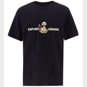 Emporio Armani T-shirt - Navy m. SLange
