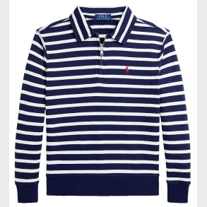 Polo Ralph Lauren Polobluse m. Lynl�s - Navy/Hvidstribet