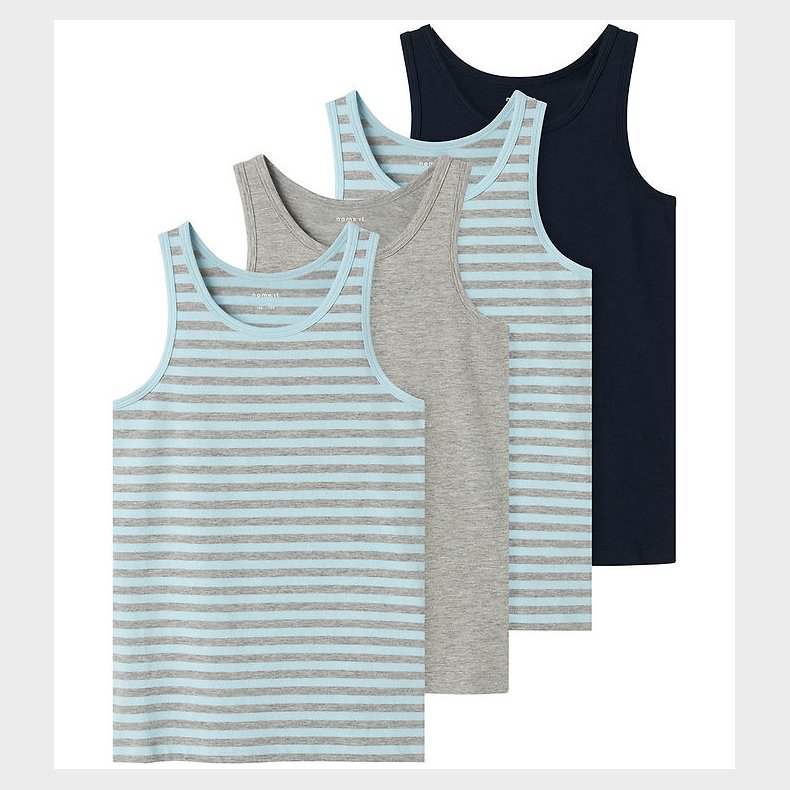 Name It Undertrje - Noos - 4-pak - NkmTank - Aquamarine