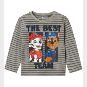 Name It Bluse - NmmJasper - Grey Melange