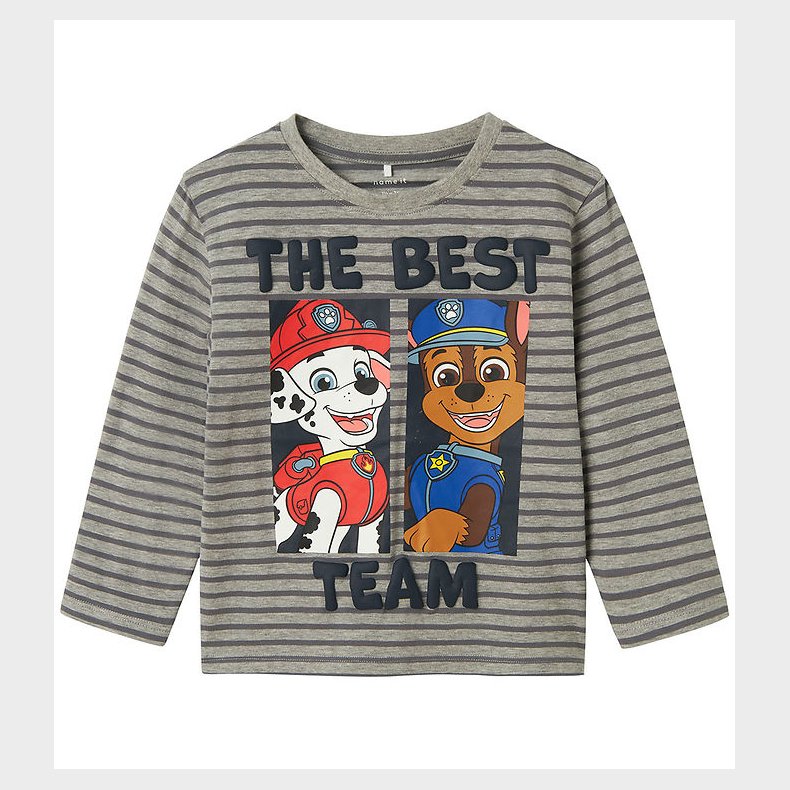 Name It Bluse - NmmJasper - Grey Melange