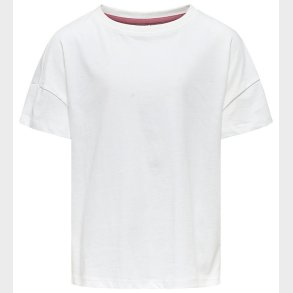 Kids Only T-shirt - KogRosa - Cloud Dancer/Valentine