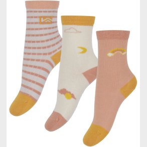 Liewood Str�mper - 3-pak - Silas - Dream/Ecru Mix