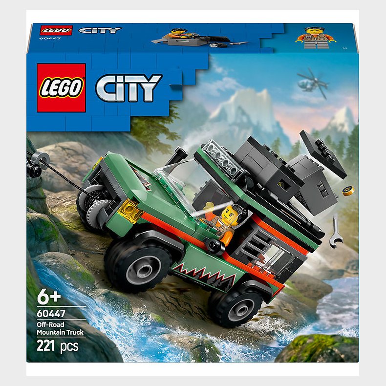 LEGO® City - Firhjulstrukket Bjerg-Offroader 60447 - 221 Dele