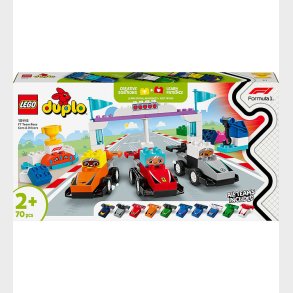 LEGO® DUPLO® - F1®-teams m. Racerbiler og K�rere 10445 - 70 Dele