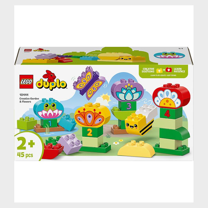 LEGO® DUPLO® - Kreativ Have Og Blomster 10444 - 45 Dele