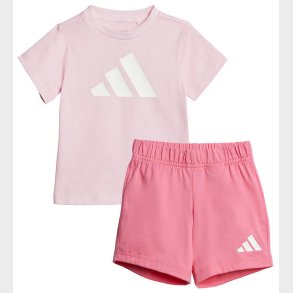 adidas Performance T-shirt/Shorts - 160 - Rosa/Hvid