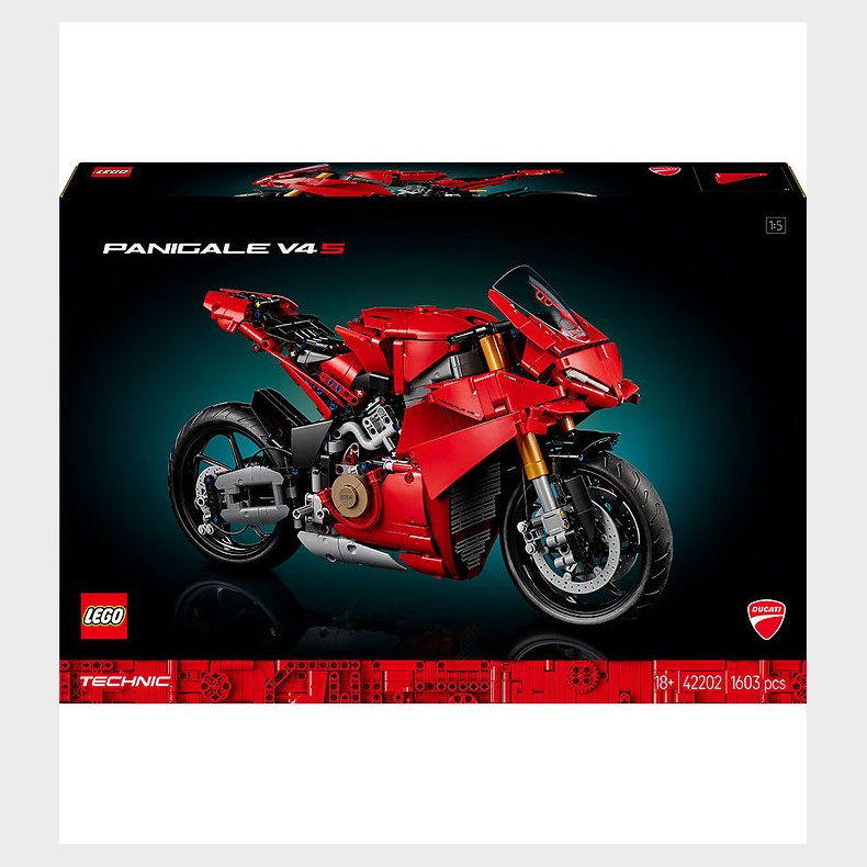 LEGO® Technic - Ducati Panigale V4 S-motorc... 42202 - 1603 Dele